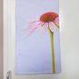 'Echinacea Echinacea' Cotton Tea Towel, thumbnail 3 of 8