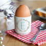 Personalised Easter Wreath Ceramic Egg Cup, thumbnail 2 of 3