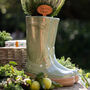 Personalised Large Green Wellington Planter, thumbnail 1 of 7