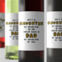 Personalised Wine Label 'An Amazing Dad', thumbnail 2 of 2