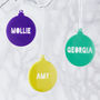 Personalised Christmas Bauble Decoration, thumbnail 2 of 5