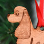 American Cocker Spaniel Wooden Dog Decoration, thumbnail 3 of 6