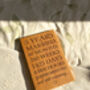Five Year Solid Oak Anniversary Plaque, thumbnail 5 of 6