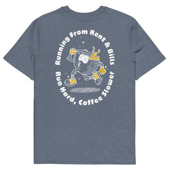 Coffee Over Bills Organic Cotton Embroidered T Shirt, 3 of 12