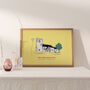 Personalised Hand Drawn Colour Wedding Venue Illustration, thumbnail 3 of 7