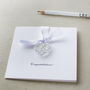 Personalised Congratulations Wire Heart Card, thumbnail 1 of 5