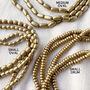 Fair Trade Handmade Minimalist Brass Bead Jewellery, thumbnail 4 of 12