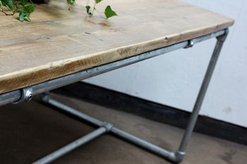 Carly Reclaimed Scaffold Board Table, 8 of 8