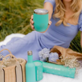 Turquoise Insulated Wine Bottle, 5 of 9