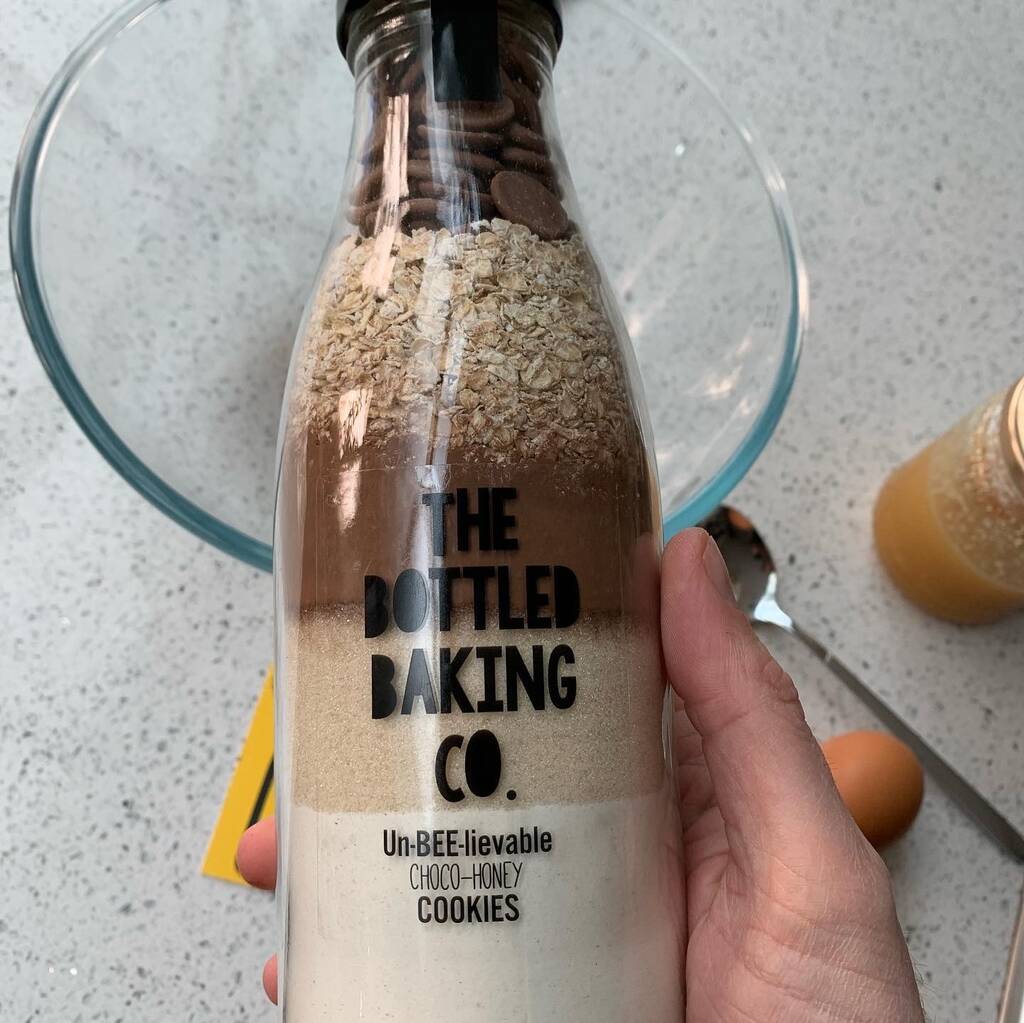 Chocolate And Honey Cookie Mix In A Bottle 750ml By The Bottled Baking