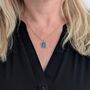 The Rectangle Labradorite Necklace, thumbnail 8 of 10