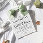 Personalised 1st Birthday As My Grandma Card, thumbnail 1 of 10