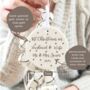 First Christmas As Husband Wife Personalised Decoration, thumbnail 2 of 5