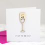 Personalised Prosecco Card, thumbnail 3 of 3