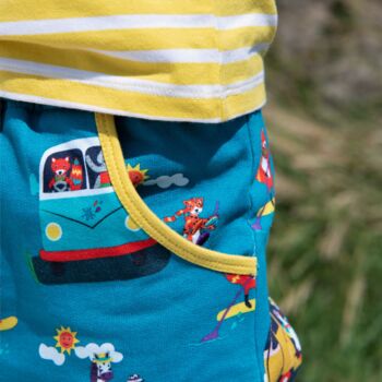 Organic Kids Joggers With Campervans And Paddleboards, 3 of 7