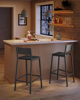Set Of Two Breakfast Kitchen Bar Stools Counter Chairs, 2 of 12