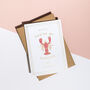 You're My Lobster 'Lobsters For Life' Card, thumbnail 1 of 3