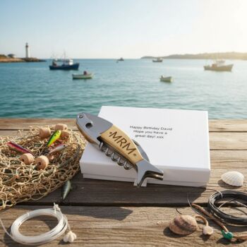 Personalised Fishing Corkscrew, 2 of 12