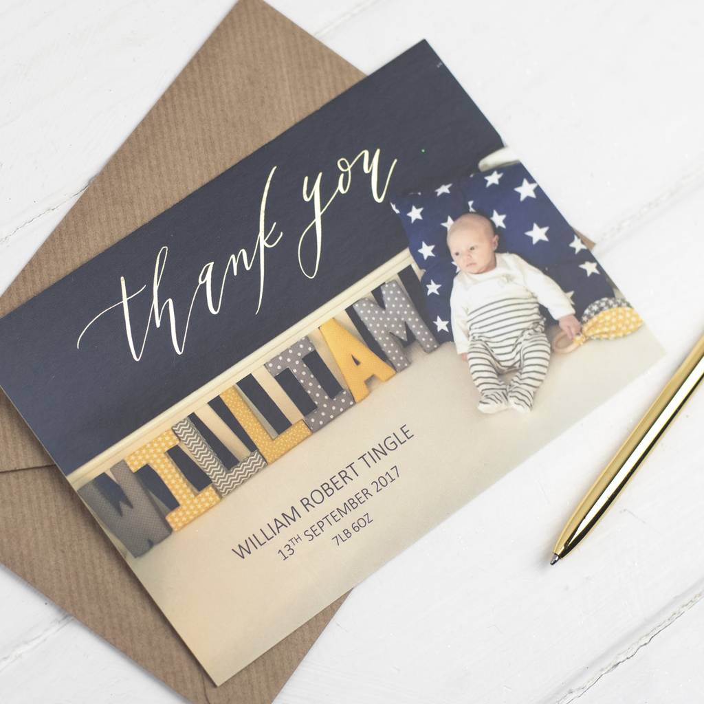 20 New Baby Announcement Cards By Emilie Rose