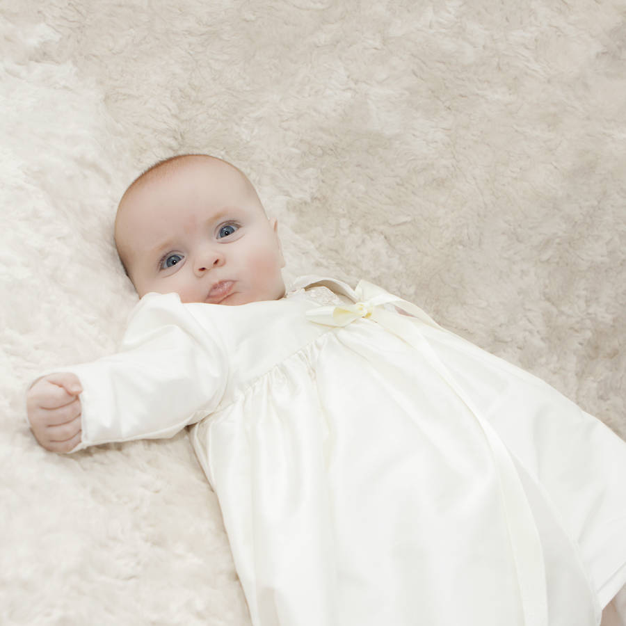 girls christening coat by adore baby | notonthehighstreet.com