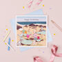 'On The Beach' Birthday Card, thumbnail 4 of 4