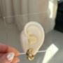 Thick Small Hoop Earrings, Minimalist Women's Jewellery, thumbnail 6 of 8