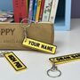 Personalised Number Plate Keyring, thumbnail 3 of 3