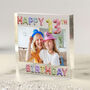 Personalised 13th Birthday Photo Acrylic Block, thumbnail 1 of 3