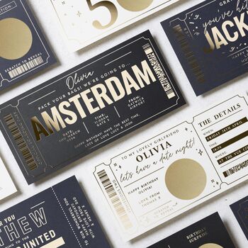 Personalised Amsterdam Trip Gift Voucher, 9 of 9