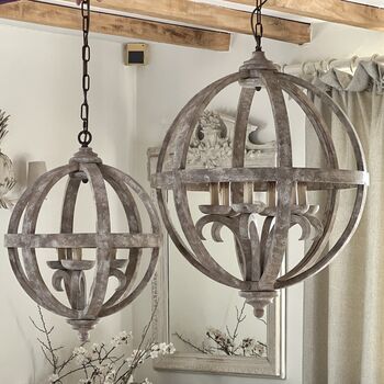 The Phillipe Round Wooden Orb Three Sizes Available, 2 of 4