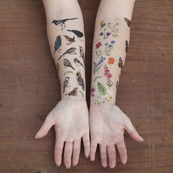 Wildflower Temporary Tattoo Pack, 8 of 9