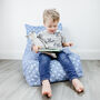 Personalised Childs Blue Star Bean Bag, thumbnail 5 of 5