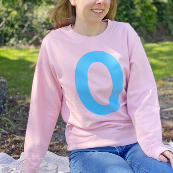 Personalised Pastel Alphabet Sweatshirt, 2 of 4