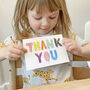 Colour In Thank You Notelets, thumbnail 5 of 6