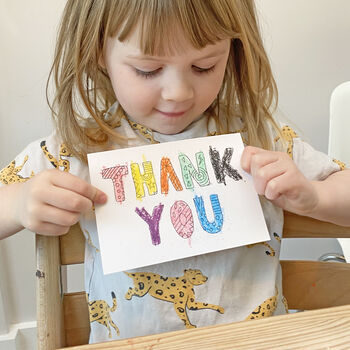 Colour In Thank You Notelets, 5 of 6