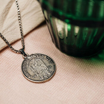 The Lorna Dutch Coin Necklace, 4 of 5