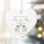 First Christmas Married Personalised Bauble, thumbnail 4 of 6