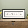 We Are Family Vintage Frame, thumbnail 1 of 11