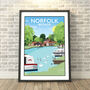 Norfolk Broads Print, thumbnail 1 of 6