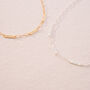 Statement Bar And Chain Necklace, thumbnail 4 of 12