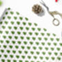 Smiling Christmas Tree Wrapping Paper, thumbnail 5 of 8