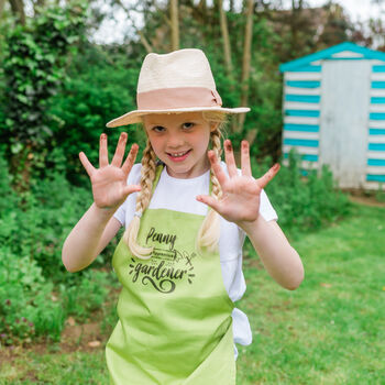 Personalised Gardening Kids Apron, 8 of 12