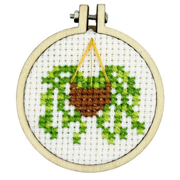 Rooting For You! Mini Matchbox Cross Stitch Kit, 4 of 6