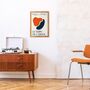 The Time Of Love French Abstract Giclée Art Print, thumbnail 1 of 2