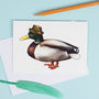 Birds In Hats A6 Greetings Card Set, thumbnail 5 of 10