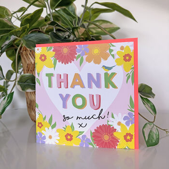 Celebration Thank You So Much Card, 2 of 2