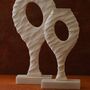 Set Of Two Limra Limestone Sculptures, thumbnail 1 of 2