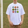Watford Football Beer Mats Oversized T Shirt, thumbnail 5 of 8