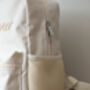 Personalised Kids Mini Cream Backpack, thumbnail 6 of 6
