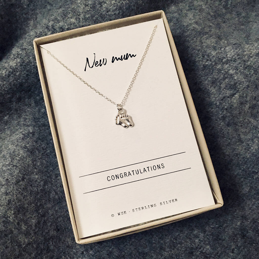 New Mum Silver Necklace By Wue | notonthehighstreet.com